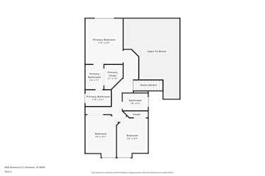 Floor plan 2 for 3036 Danehurst Ct