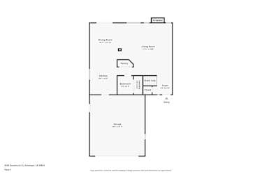 Floor plan 1 for 3036 Danehurst Ct