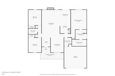 Floor plan 1 for 304 Springmoor Ln