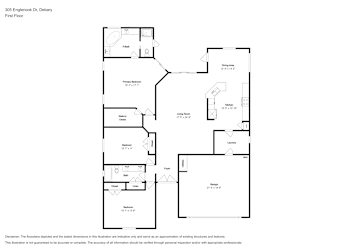 Floor plan 1 for 305 Englenook Dr