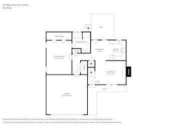 Floor plan 2 for 305 Mary Alice Dr