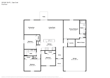 Floor plan 1 for 305 NW 12th PL