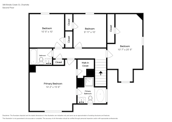 Floor plan 2 for 306 Bristle Creek Ct