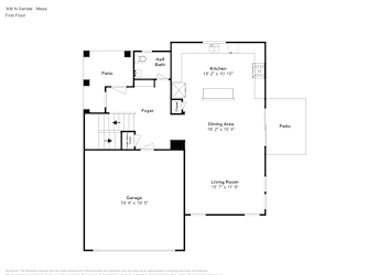 Floor plan 1 for 306 N Sandal