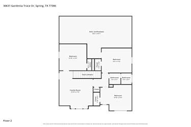 Floor plan 1 for 30631 Gardenia Trace Dr