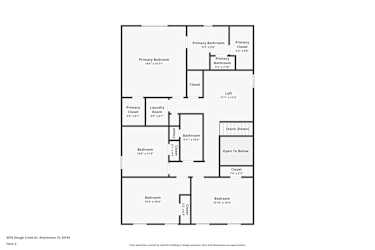 Floor plan 2 for 3070 Slough Creek Dr