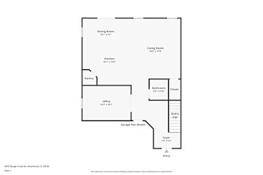Floor plan 1 for 3070 Slough Creek Dr