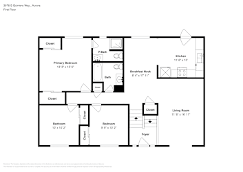 Floor plan 2 for 3076 S Quintero Way