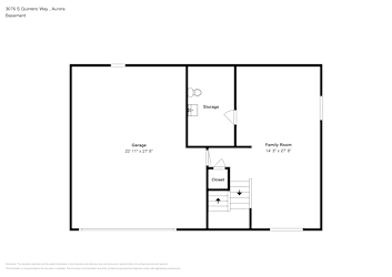 Floor plan 1 for 3076 S Quintero Way