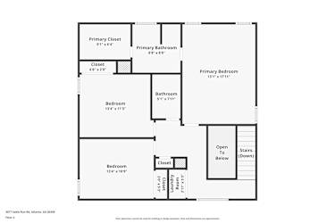 Floor plan 2 for 3077 Sable Run Rd