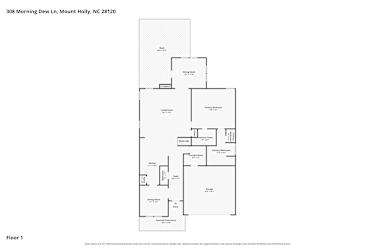 Floor plan 1 for 308 Morning Dew Ln