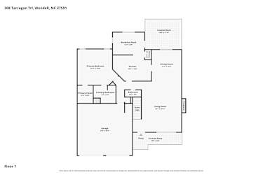 Floor plan 1 for 308 Tarragon Trl