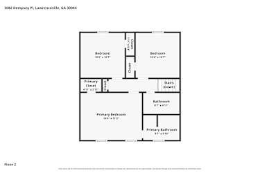 Floor plan 2 for 3082 Dempsey Pl