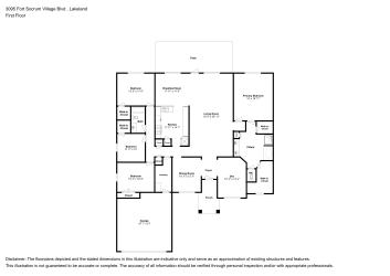 Floor plan 1 for 3095 Fort Socrum Village Blvd