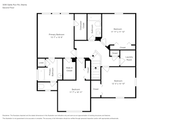 Floor plan 2 for 3095 Sable Run Rd