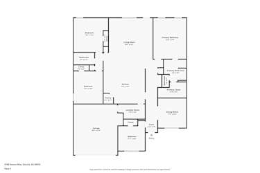 Floor plan 1 for 3100 Azteca Way