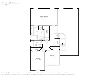Floor plan 2 for 3110 Kirkwood Dr NW