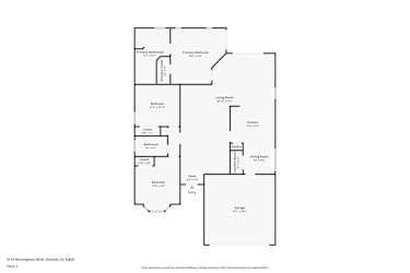 Floor plan 1 for 3115 Birmingham Blvd