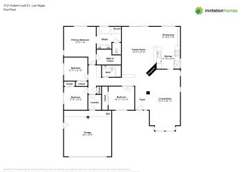 Floor plan 1 for 3121 Autumn Leaf Ct