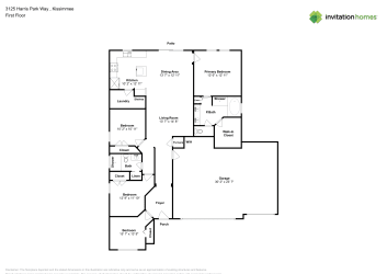 Floor plan 1 for 3125 Harris Park Way