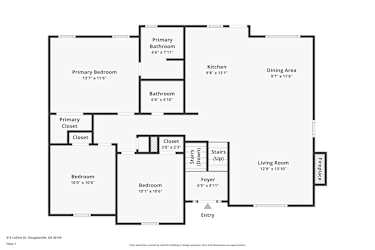 Floor plan 2 for 313 Collins Dr