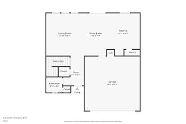 Floor plan 1 for 3130 Sable Trl