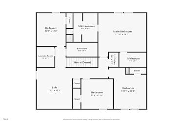 Floor plan 2 for 3149 Birdsong Ave