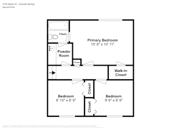 Floor plan 2 for 3155 Zephyr Dr
