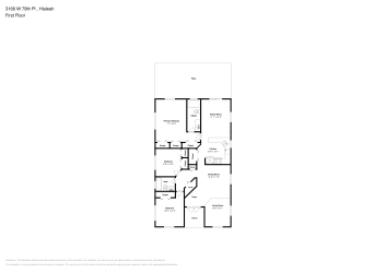 Floor plan 1 for 3166 W 79th Pl
