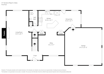 Floor plan 2 for 317 Senators Ridge Dr