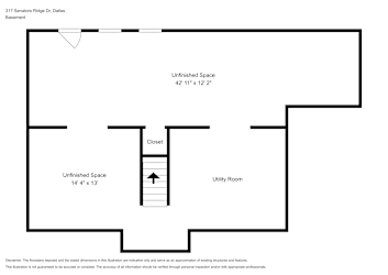 Floor plan 1 for 317 Senators Ridge Dr