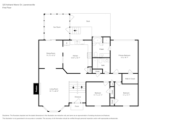 Floor plan 2 for 320 Ashland Manor Dr