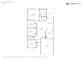 Floor plan 1 for 3205 Enclave Blvd