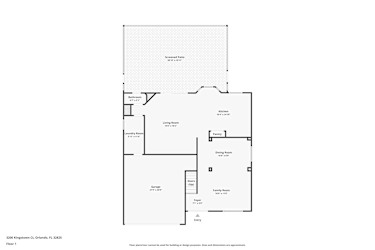 Floor plan 1 for 3206 Kingstown Ct