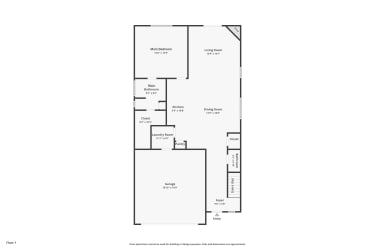 Floor plan 1 for 321 Kennerly Center Drive