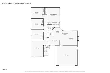 Floor plan 1 for 3212 Cinnabar Ct