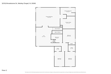 Floor plan 2 for 32152 Brookstone Dr