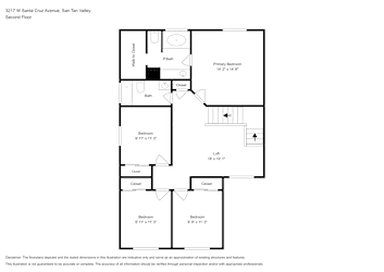 Floor plan 2 for 3217 W Santa Cruz Ave