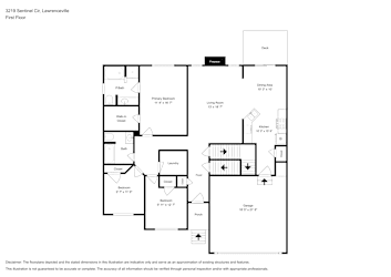 Floor plan 2 for 3219 Sentinel Cir