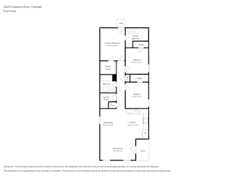 Floor plan 1 for 3220 Crestone Dr