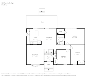 Floor plan 2 for 324 Waverly Dr