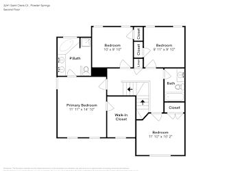 Floor plan 2 for 3241 Saint Claire Ct