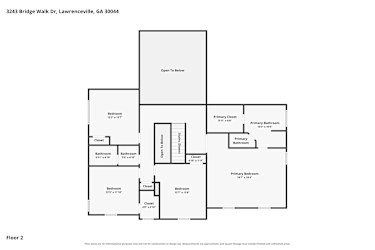Floor plan 2 for 3243 Bridge Walk Dr