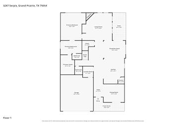 Floor plan 1 for 3247 Serpis