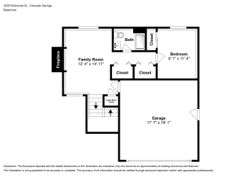 Floor plan 1 for 3255 Richmond Dr
