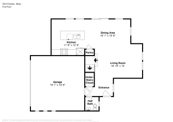 Floor plan 1 for 326 N Sandal