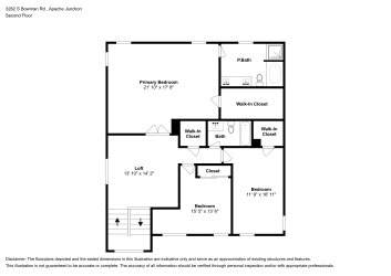 Floor plan 2 for 3262 S Bowman Rd