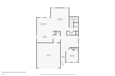 Floor plan 1 for 3275 Anneewakee Falls Pkwy
