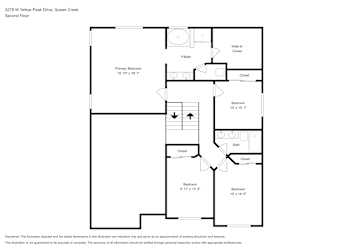 Floor plan 2 for 3278 W Yellow Peak Dr