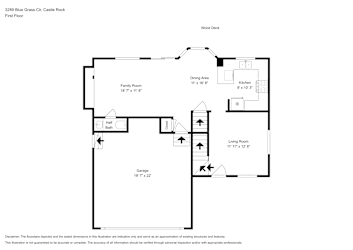 Floor plan 2 for 3289 Blue Grass Cir